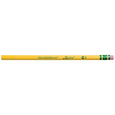 Ticonderoga Laddie Wooden Pencil, #2 Soft Lead, Dozen (X13304X)