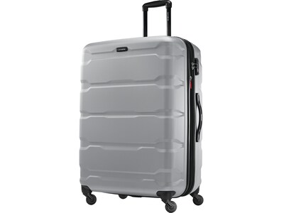 Samsonite Omni PC Polycarbonate 4-Wheel Spinner Luggage, Silver (68310-1776)