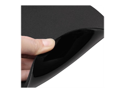 Adesso Truform Visco Foam Non-Skid Mouse Pad/Wrist Rest Combo, Black (TRUFORM P200)