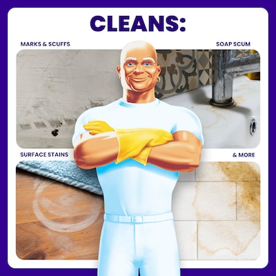 Mr. Clean PRO Commercial Magic Eraser Basic Multi-Purpose Cleaning Pads, White, 6 Pads/Box (79009)