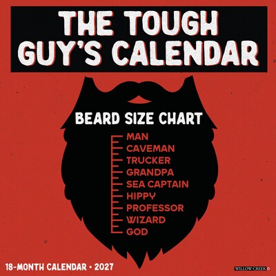 2027 Willow Creek The Tough Guys Calendar 12 x 12 Monthly Wall Calendar, Assorted Colors (62609)