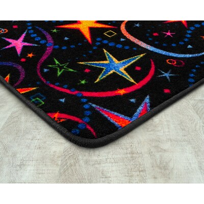 Joy Carpets Have A Blast Nylon 6 x 6 Machine Tufted Rug, Fluorescent (469P)