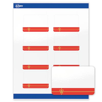 Avery Rectangle Multipurpose Labels, 2 x 3, White, 80/Pack (19479370559)
