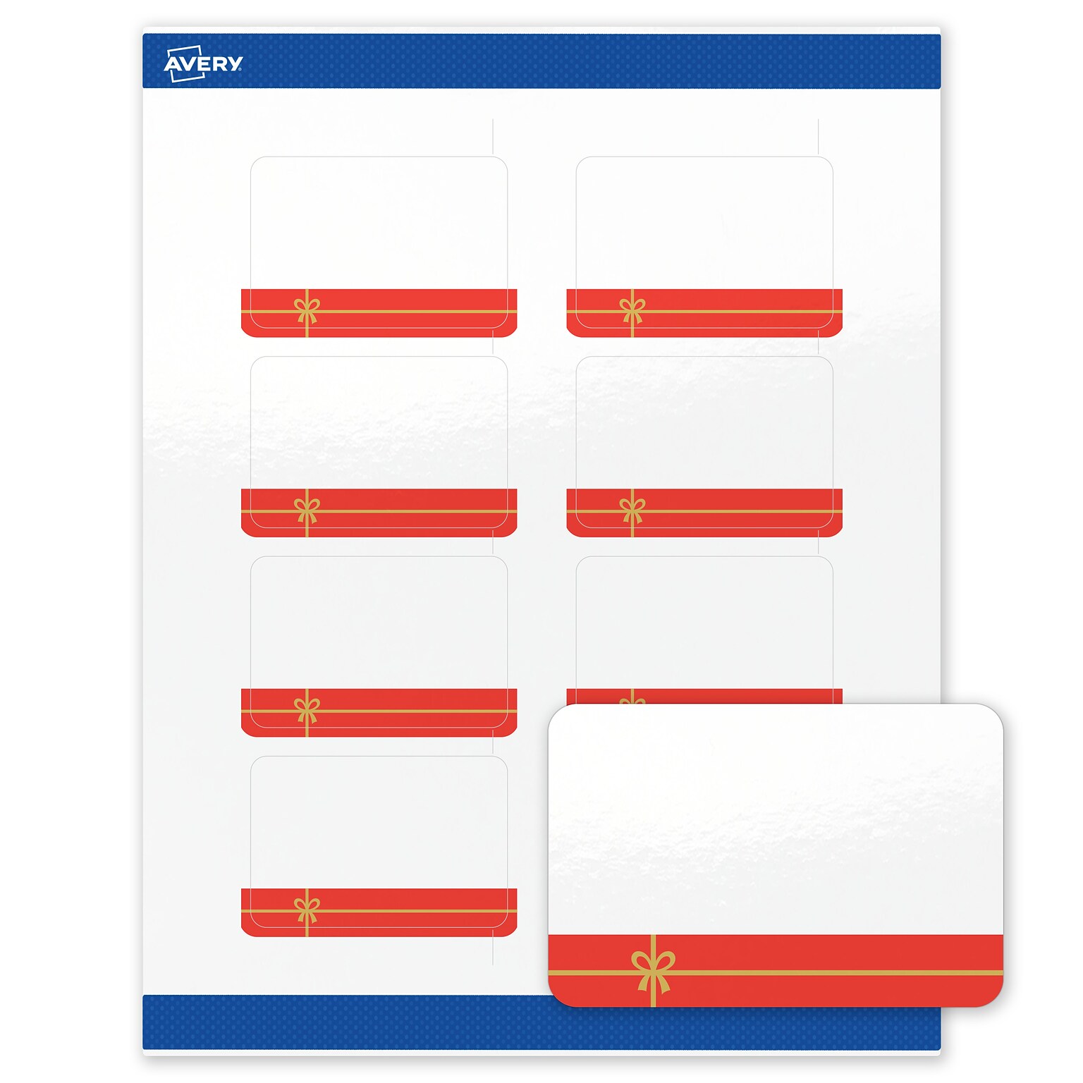 Avery Rectangle Multipurpose Labels, 2 x 3, White, 80/Pack (19479370559)
