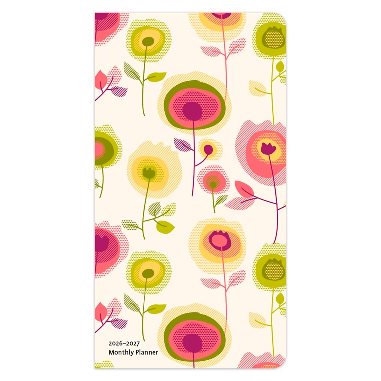2026-2027 BrownTrout Vintage Blooms 3.5 x 6.5 Monthly Planner (9798330706129)