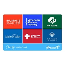 $10 Prezzee Charity eGift Card