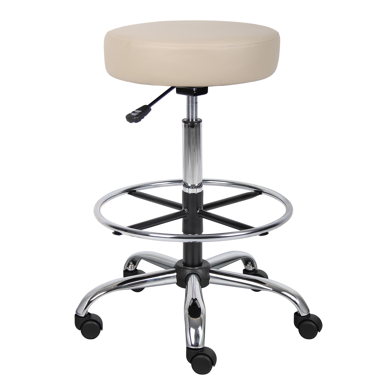 Boss® CareSoft Medical/Drafting Stool; Beige