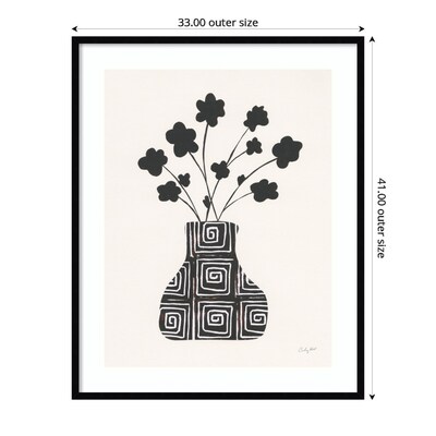Amanti Art Shadow Vessel II by Courtney Prahl Wood Framed Wall Art Print, 33" x 41" (A42676882194)