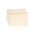 Smead File Folders, 2/5-Cut Tab, Legal Size, Manila, 100 per Box (15385)