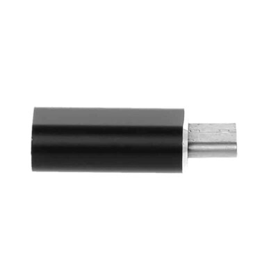 4XEM USB-C to 8-Pin Lightning Adapter, Male to Female, Black (4XUSBCM8PINFB)