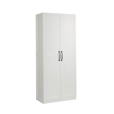 Sauder Select 71H Storage Cabinet with 5 Shelves, White (443651)