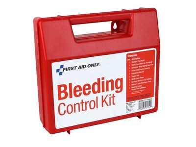First Aid Only 11-Piece Bleeding Control Wall Station Standard Kit (91310)