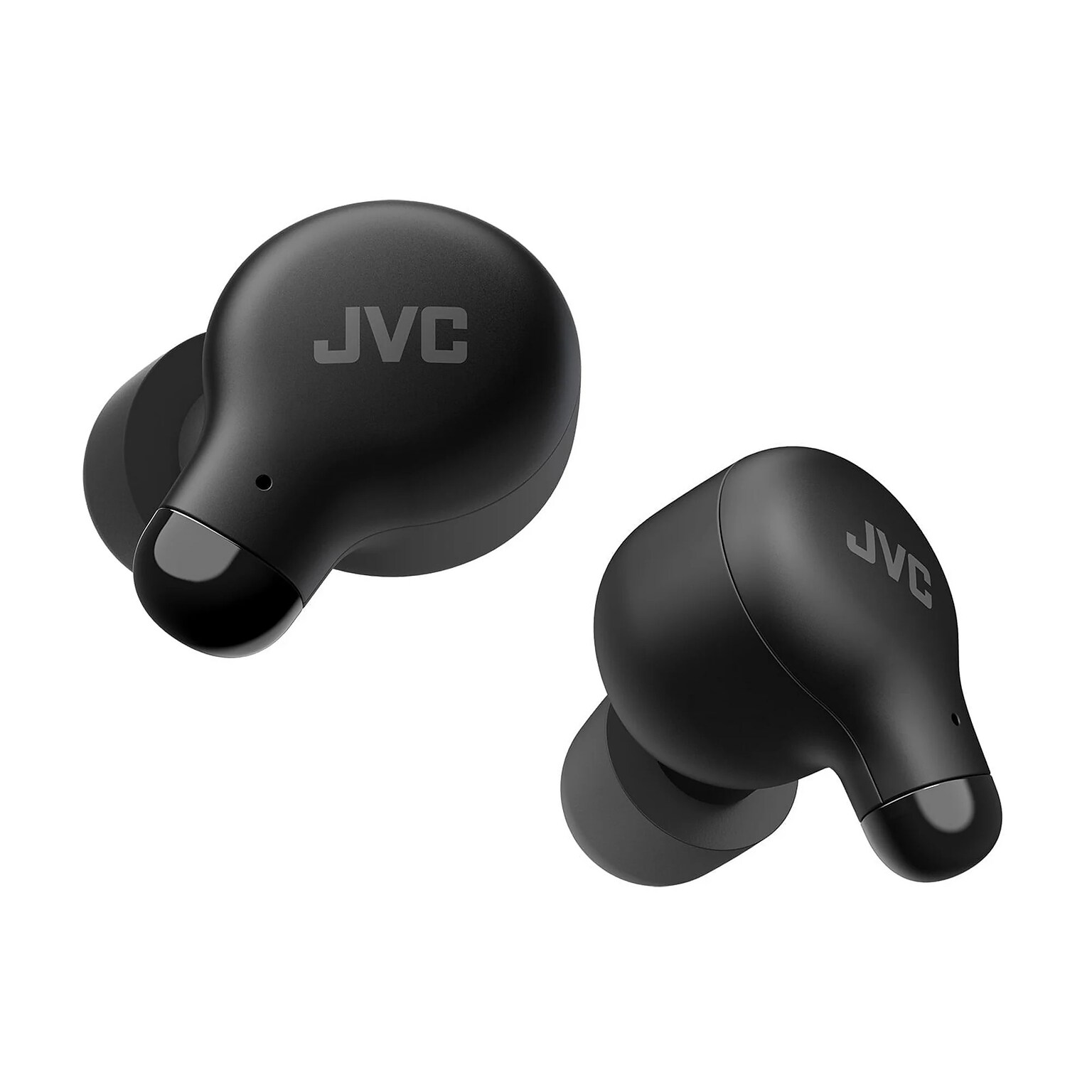 JVC Marshmallow True Wireless Earbuds, Bluetooth, Black (HAA18TB)