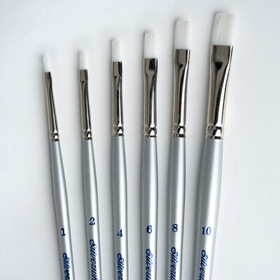 Silver Brush Silverwhite Bright Brush, 6/Pack (SLVSW1585)