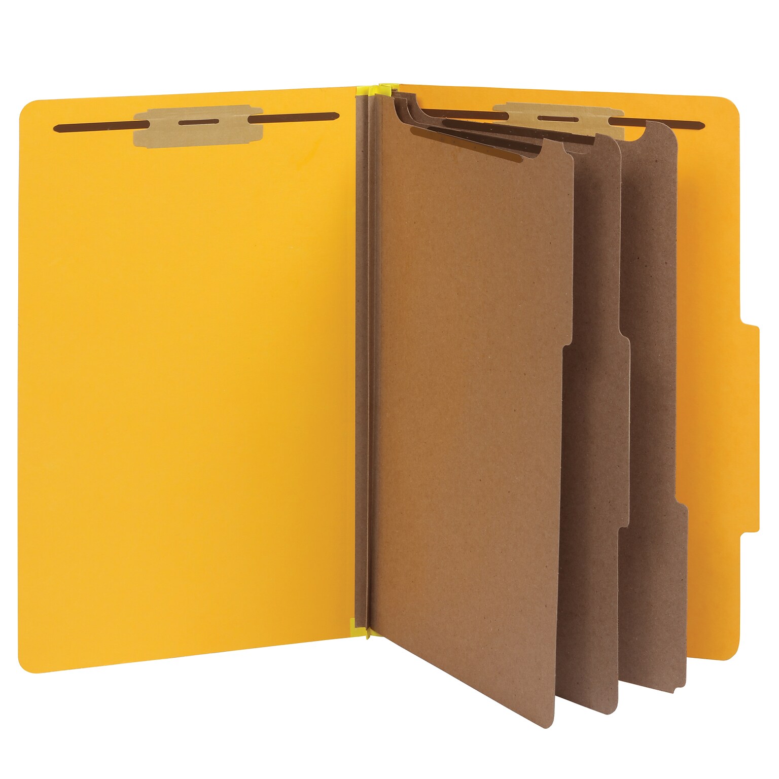Pendaflex Heavy Duty Classification Folder, 3-Dividers, 3 Expansion, Legal Size, Yellow, 10/Box (1006946)