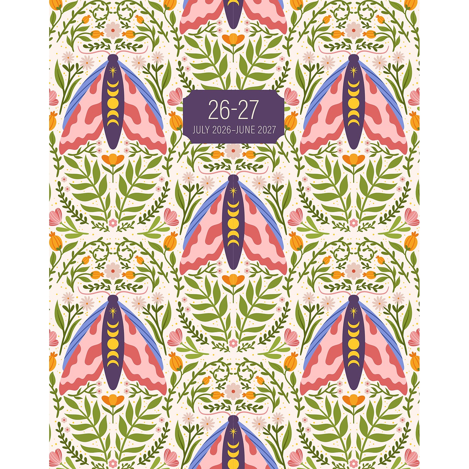 2026-2027 Willow Creek 7.5 x 9.5 Academic Weekly & Monthly Planner, Verdant Folk (65938)