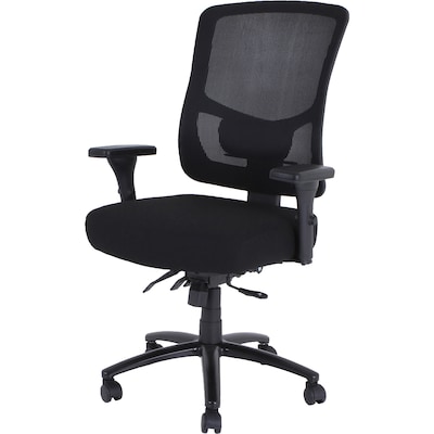 Lorell Big & Tall Mesh Back Office Chair, 350 lb. Capacity, Black (LLR40210)