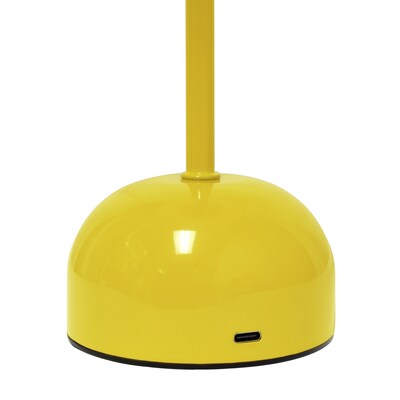 Simple Designs Mushroom Magic LED Table Lamp, Yellow (LD1069-YLW)