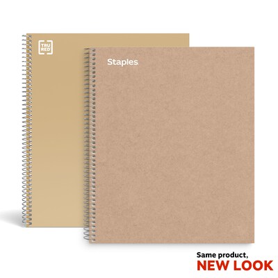 Staples Premium 1-Subject Notebook, 8.5