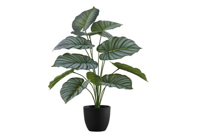 Monarch Specialties Inc. 24 Artificial Calathea Plant in Pot (I 9577)