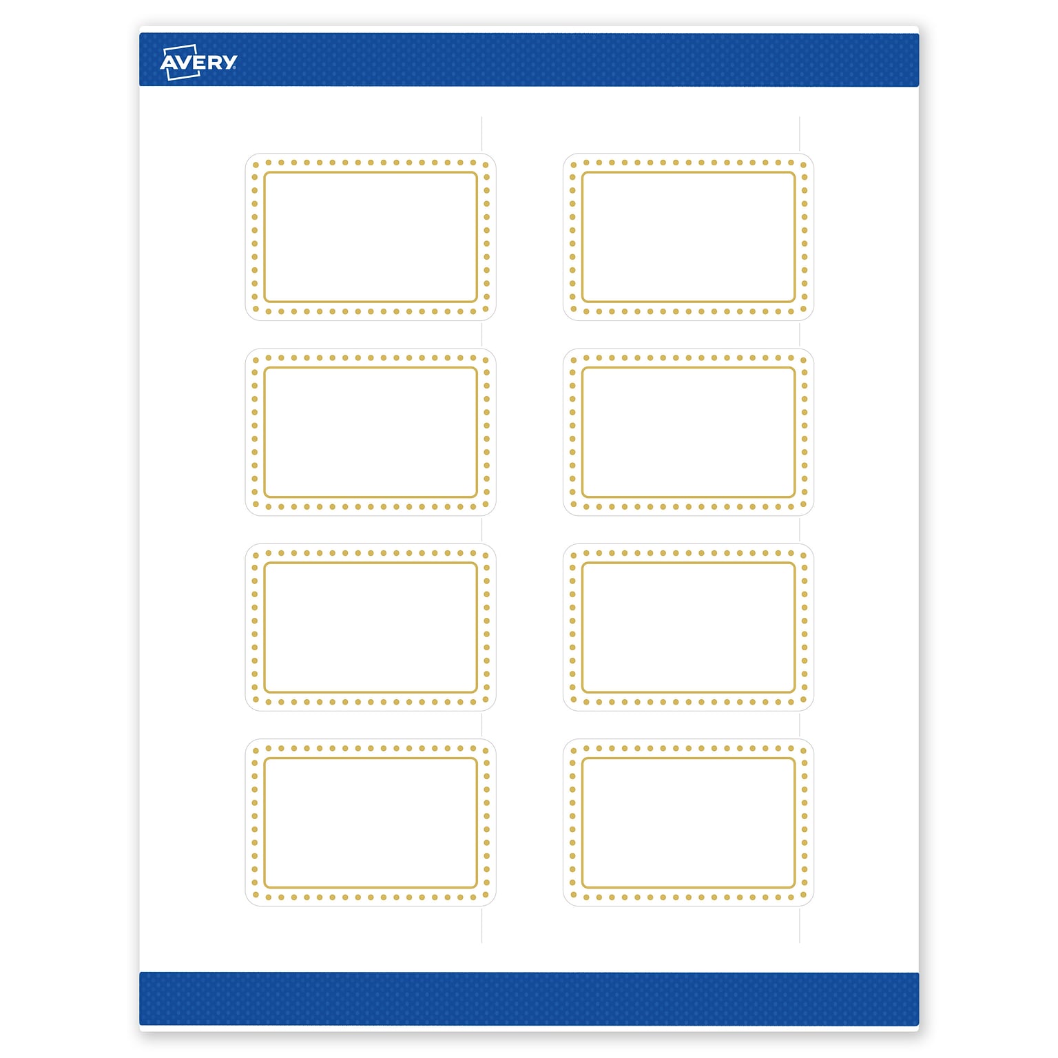 Avery Laser/Inkjet Rectangle Multipurpose Labels, 2 x 3, White, 80/Pack (S00DHV)