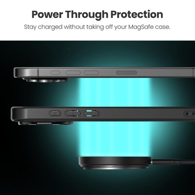 MYBat 360° Wireless Charger 15W Fast Charging Meets 360° Stand & Grip