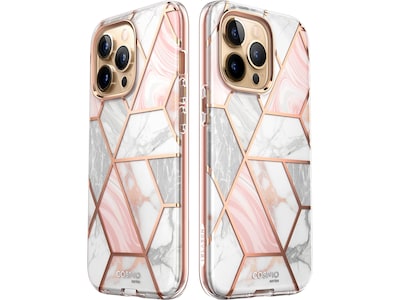 i-Blason Cosmo Marble Pink Case for iPhone 14 Pro Max (iPhone2022Pro-6.7-Cosmo-SP-Marble)