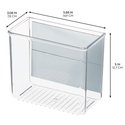 iDesign Magnetic Organizer Bins for Laundry Room - Holds Stain Removers, Dryer Sheets, and Detergent Pods