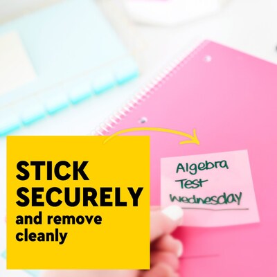 Post-it Sticky Notes, 2.8" x 2.8", Transparent, 36 Sheets/Pad (600-TRSPT)