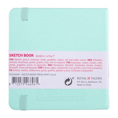Talens Art Creation 4.7" x 4.7" Sketch Book, 80 Sheets/Book, 5/Bundle (TLN9314034M-5)