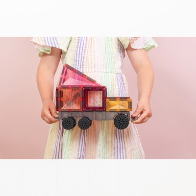 Connetix Magnetic Tiles Pastel Transport Pack, 50 Pieces (CNTP00050TR)