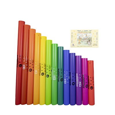 Rhythm Band Instruments Boomwhacker Percussion Tubes Full Diatonic Kit, 19/Set (RB-BW130C4)