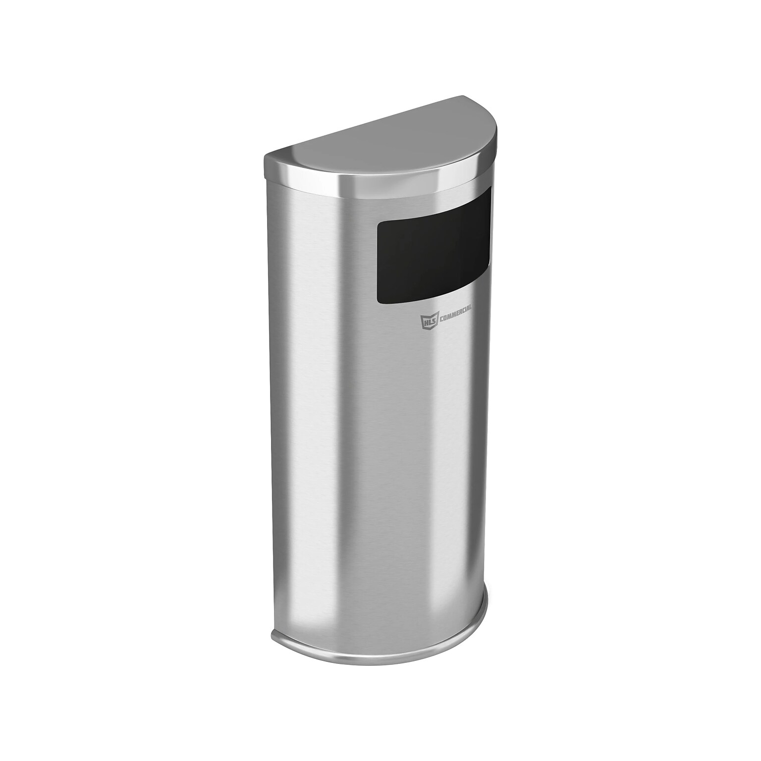 HLS Commercial Stainless Steel Trash Can, 9-Gallon, Silver (HLSC01G09A)