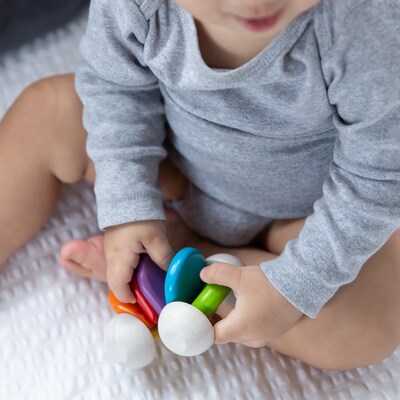 Plan Toys Wooden Baby Car Push Toy, Multicolored (PTS5229)