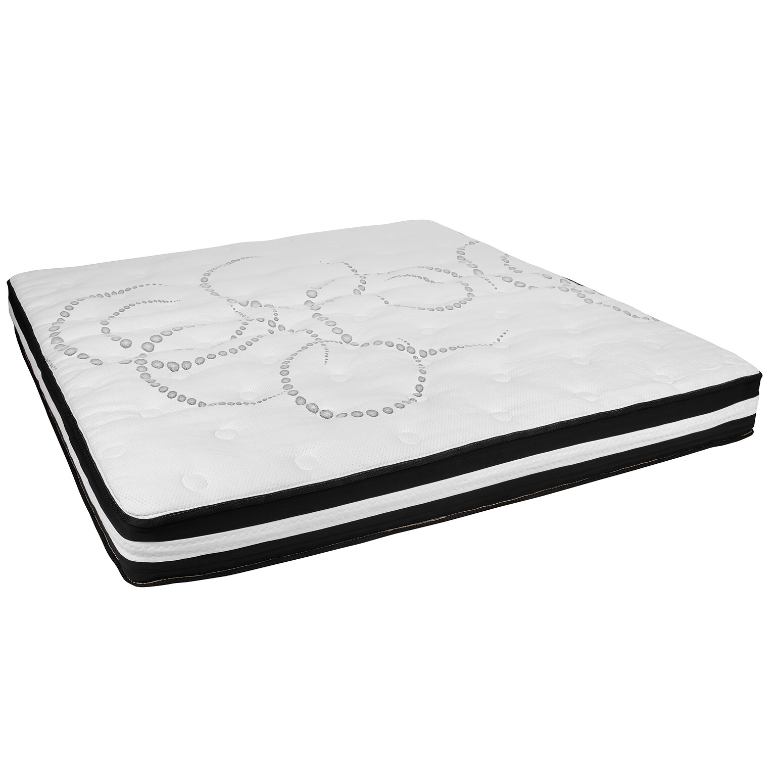 Flash Furniture Capri Comfortable Sleep 10 CertiPUR-US Certified Hybrid Pocket Spring Mattress, King (CLE230PRK10)