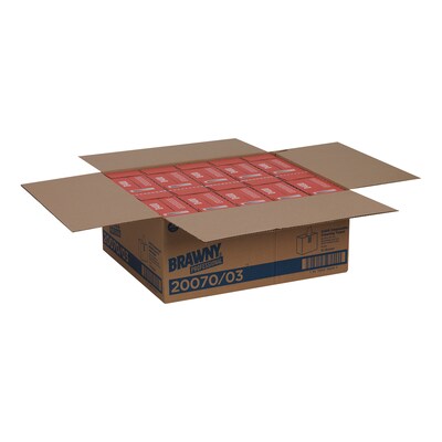 Brawny Professional D400 Cellulose Cleaning Wipers, 16.3" x 9.25", White, 90 Wipers/Box, 10/Carton (2007003)