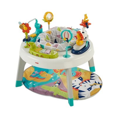 Fisher-Price 3-In-1 Jungle Sit-To-Stand Activity Center (FPV61)