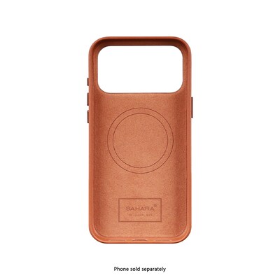SaharaCase Indy Series MagSafe Compatible Phone Case for iPhone 17 Pro, Shock Absorbing, Canyon Brown (CP00985)