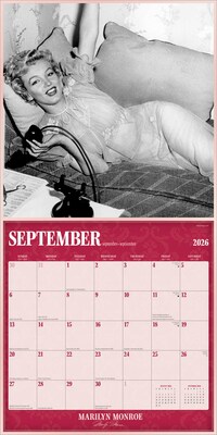 2026 BrownTrout Marilyn Monroe 12" x 12" Monthly Wall Calendar (9798330701384)