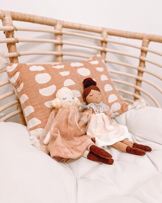 Crane Baby Parker Clara Plush Doll, (BC-100PT-2)