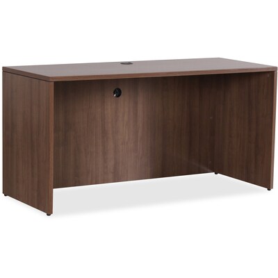 Lorell Essentials Series 59 W Credenza Shell, Walnut (LLR69971)
