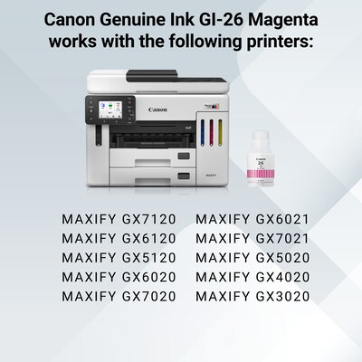 Canon GI-26 Magenta High Yield Ink Cartridge Refill (4422C001)