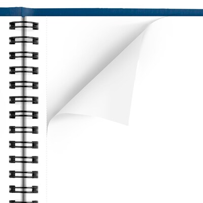 2026 AT-A-GLANCE 7" x 8.75" Monthly Planner, Faux Leather Cover, Blue (70-124-20-26)