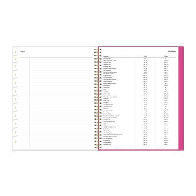2025-2026 Blue Sky Sincerely Jules Helenora 8.5" x 11" Academic Year Weekly & Monthly Planner, Plastic Cover, Multicolored