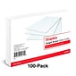 Staples™ 4" x 6" Index Card, Graph Ruled, White, 100/Pack (TR50997)
