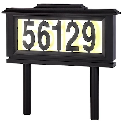 Solar Address Sign