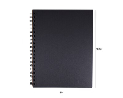 Roaring Spring Unruled 1-Subject Notebooks, 8" x 10.5", Natural Kraft, 12/Case (85208CS)