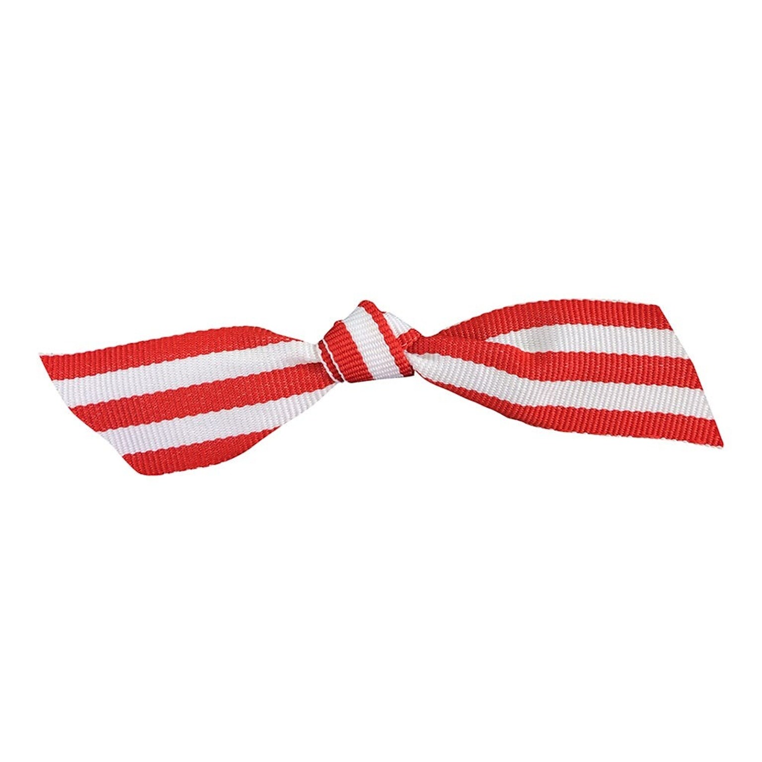 JAM Paper Grosgrain Ties, Red/White , 100/Pack (52640349311)