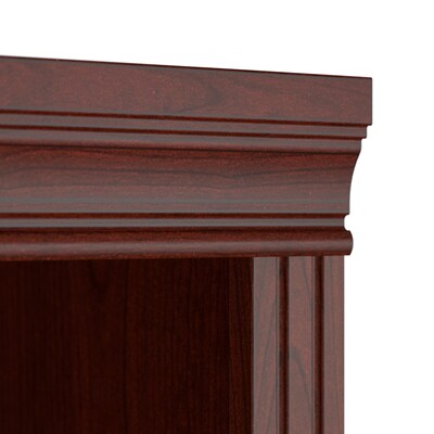 Bush Business Furniture Arlington 72"H 5-Shelf Bookcase, Harvest Cherry (WC65515-03)