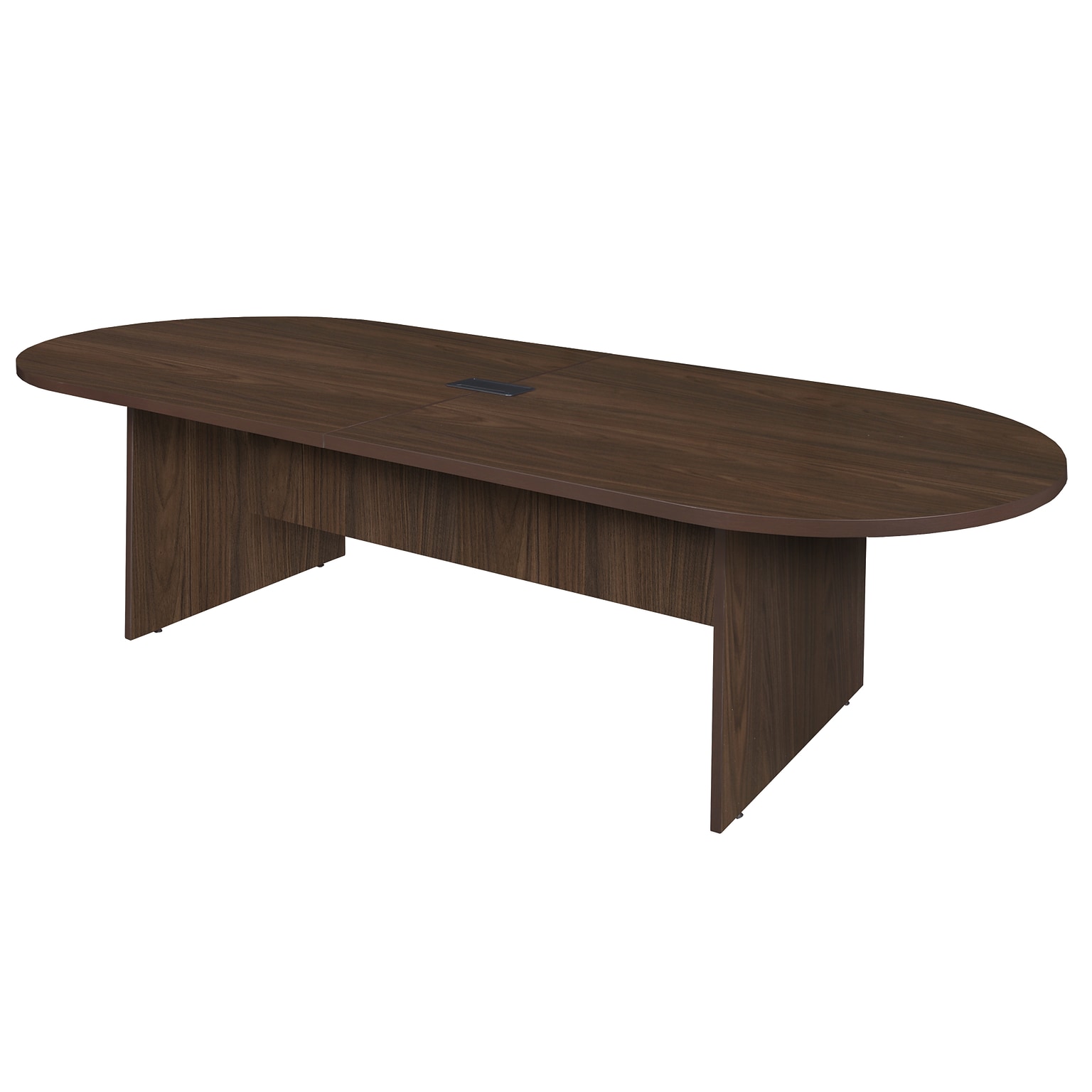Regency Legacy 10 ft. Racetrack Conference Table with Charging Port, Neo Walnut (LCTRT12047NW)